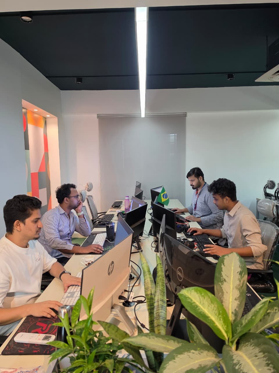 IMPIT operations team coordinating work orders at their workstations